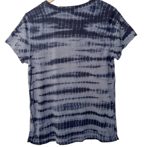 Athleta Womens Grey Tie Dye Short Sleeve Crew Neck Cotton T-Shirt Size M - Picture 5 of 8